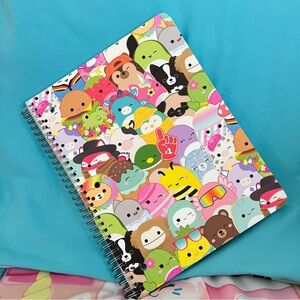 Spiral Notebook Squishmellows. 80 Sheets. New.
